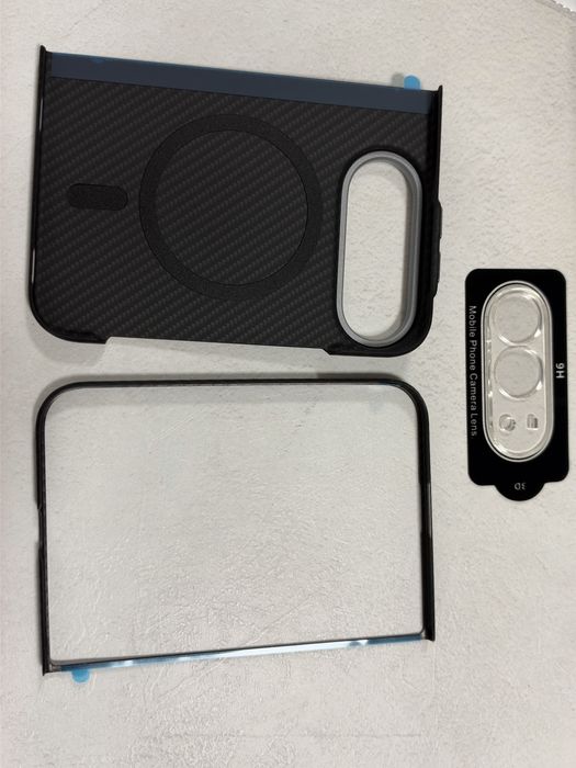 Husa/protectie Apple iPhone Duo ultraslim fibra carbon/kevlar/aramida