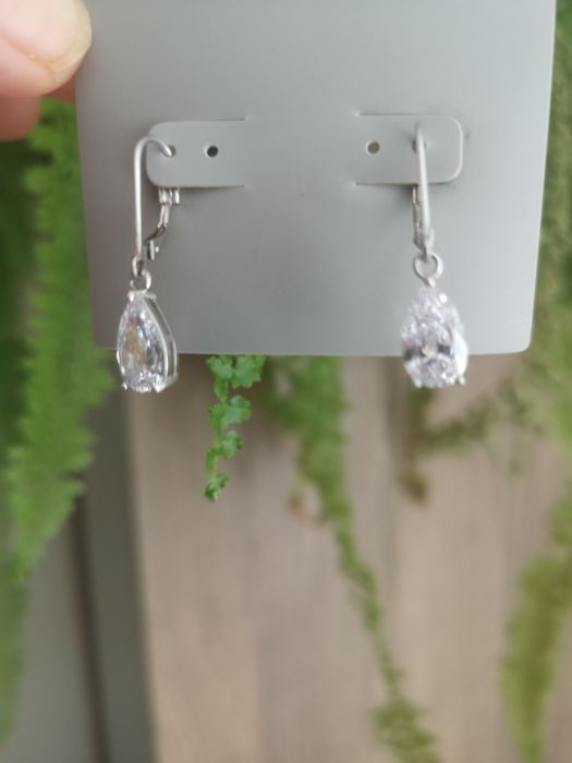 Сребърни нови немски обици BIJOU BRIGITTE проба 925 с цирконий!