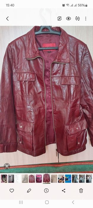 Срочно продам кожаную куртку.