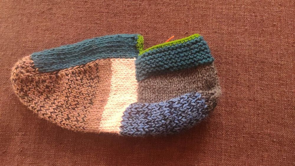Следки- тапочки вязаные