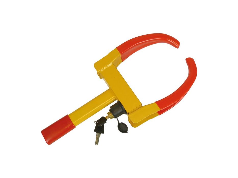 Antifurt roata Carpoint, blocaj roata cu cheie si 2 gheare, pentru jante 13-15 inch si latime 175-275 mm
