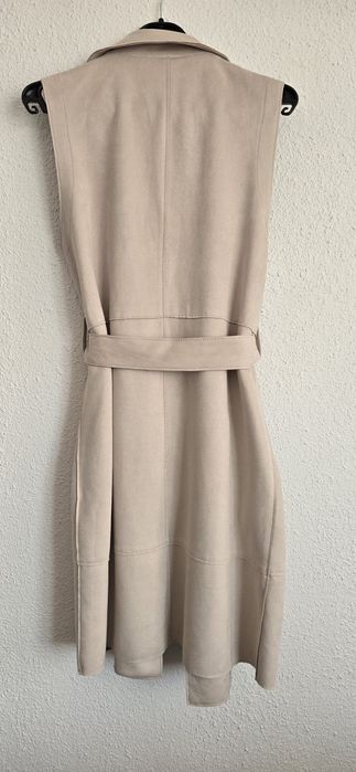 Нов. Дамски елек от изкуствен велур на   Zara