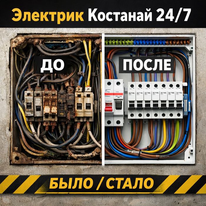 Электрик Костанай 24/7