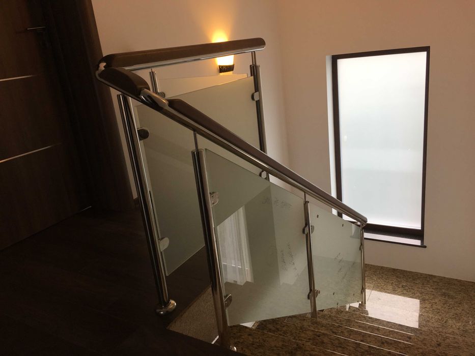 Balustrade sticla securizata & Balustrade din Inox