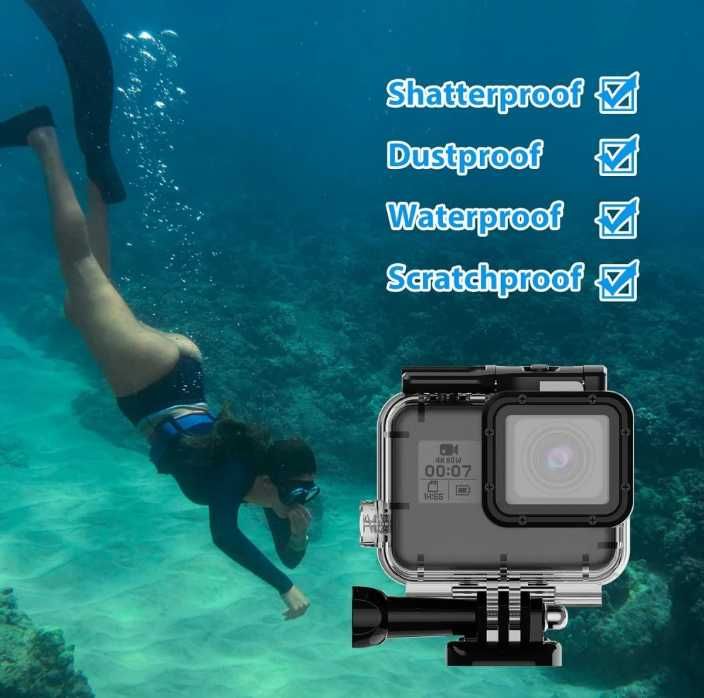 Водоустойчив защитен калъф за GoPro Hero 5 , 6 , 7