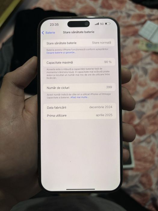 Iphone 16 pro max desert titanium 3700lei