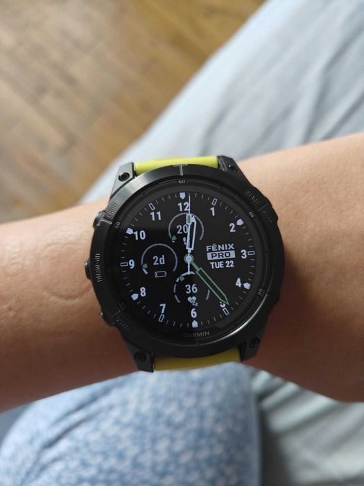 Garmin Fenix 7 Pro Sapphire Solar, 47 мм, черен