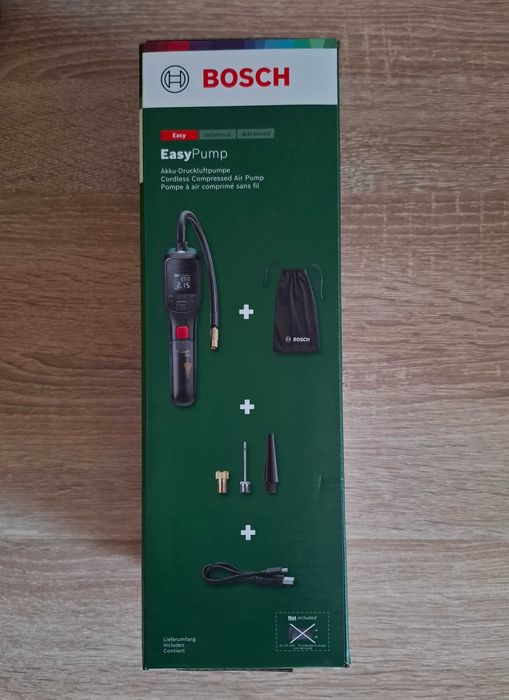 Bosch Easy Pump-акумулаторни компресори 3.6V /10.3 bar