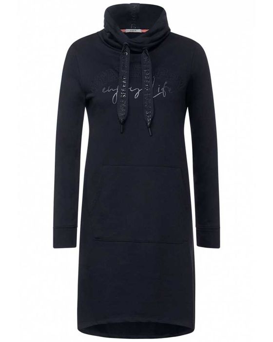 Спортна рокля тип суитшърт с висока яка, р-р S-M