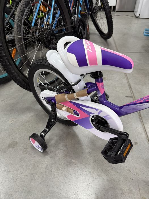 Ново !!Детски велосипед SPRINT - Alice, 16", 203 mm, бял/лилав