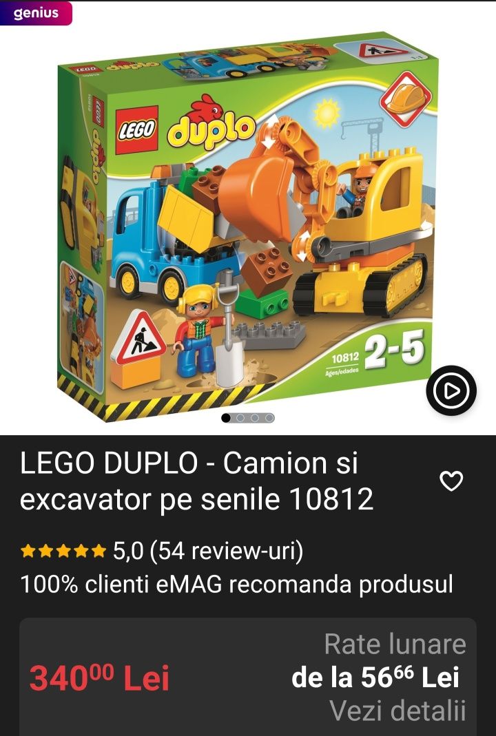 Lego duplo hot sale dump truck