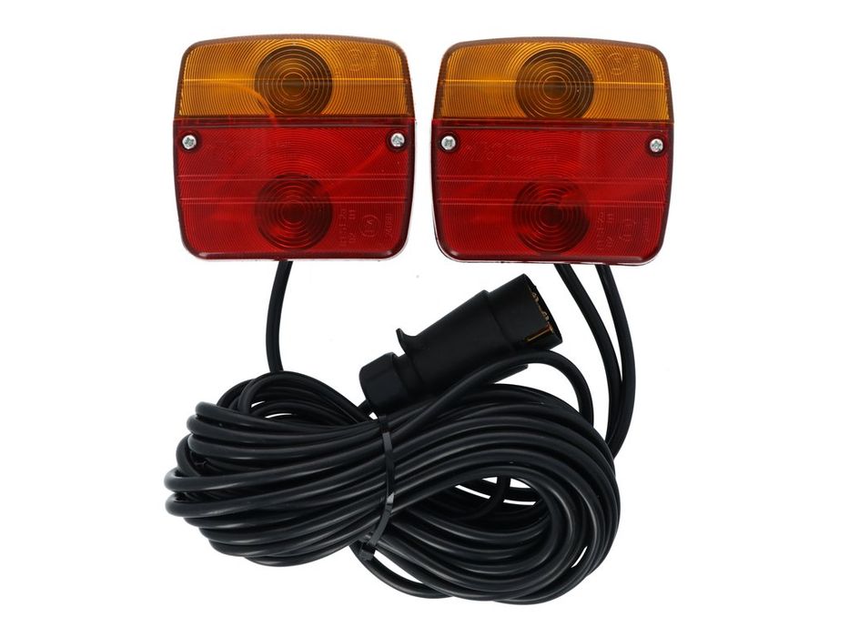 Kit magnetic lampi remorca auto Carpoint 12V, 4 functii, cablu 7,5 m, fisa 7 pini, omologare E