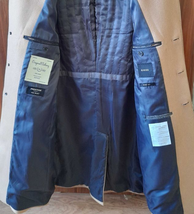 Мъжко Зимно вълнено палто на реномиран корейски бранд