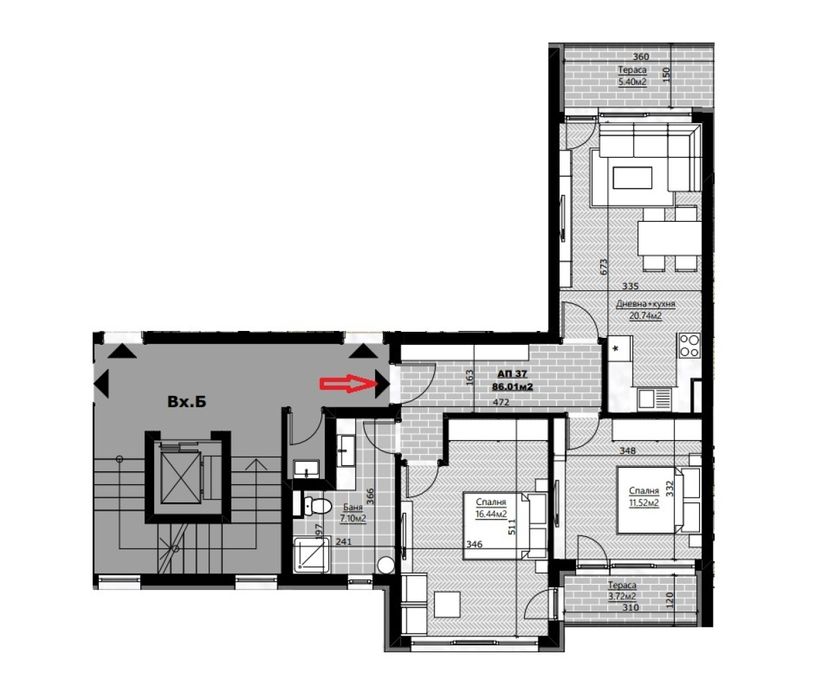 Продажба на 3-стаен апартамент в гр. Царево - 98,12m².