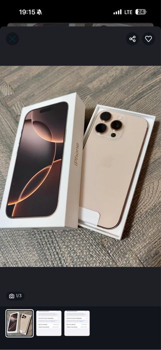 Iphone 16 pro max 256gb