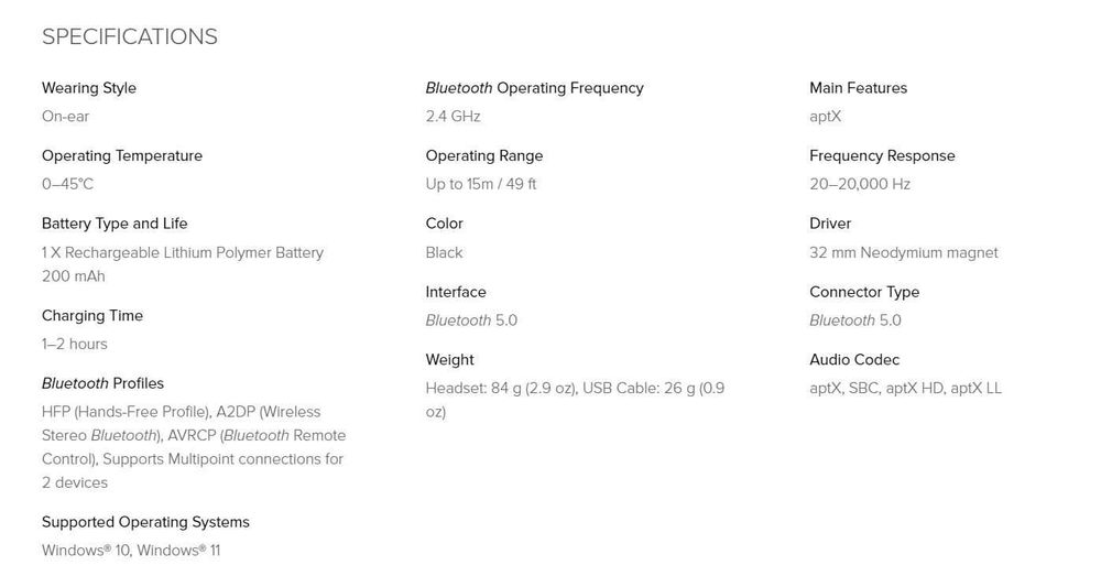 Слушалки Sound Blaster JAM V2 ,Bluetooth, Черен/Аудио продукти,12 м.г.