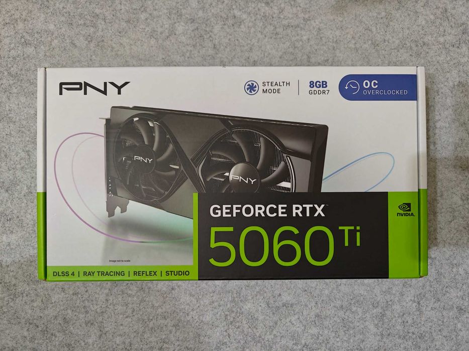 Видеокарта PNY GeForce RTX 5060 Ti Verto OC Dual Fan 8GB
