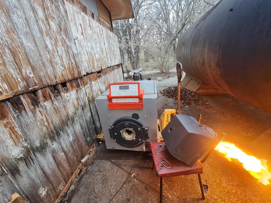 котел на отработено масло, нафта, дизел, олио