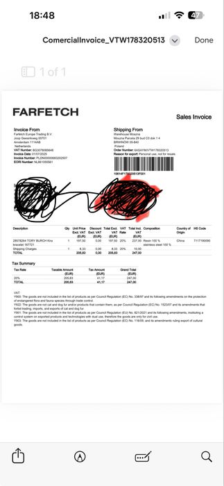 Оригинален комплект Tory Burch  бижута