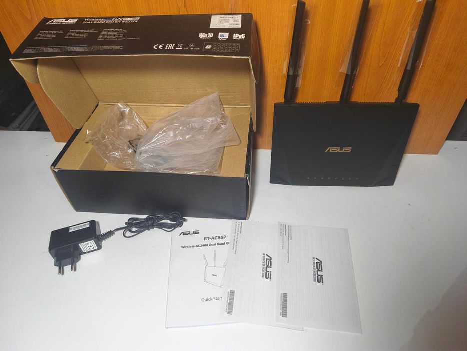 Router Asus RT-AC85P, 2.5+5Ghz, 600+1733 Mbps, WAN+LAN Gigabit, Gaming optimized, usb