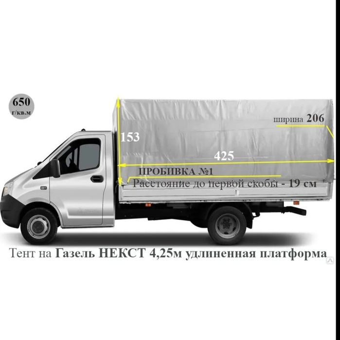 Продаются тенты на газель