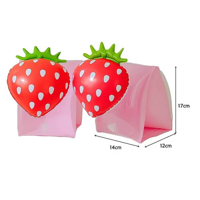 Детски надуваеми ръкавели/пояс плуване 3D еднорог, риба, ягода, дино