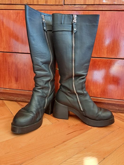 Зимни ботуши под коляното, размер 39