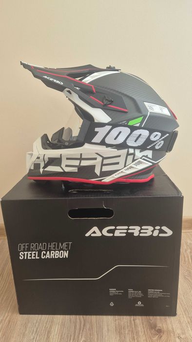 MX Каска Acerbis Steel Carbon размер М