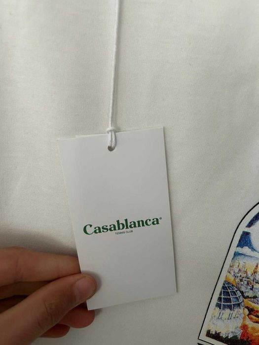 Tricou Casablanca Alb Bărbați Nou M XXL Fashion Premium