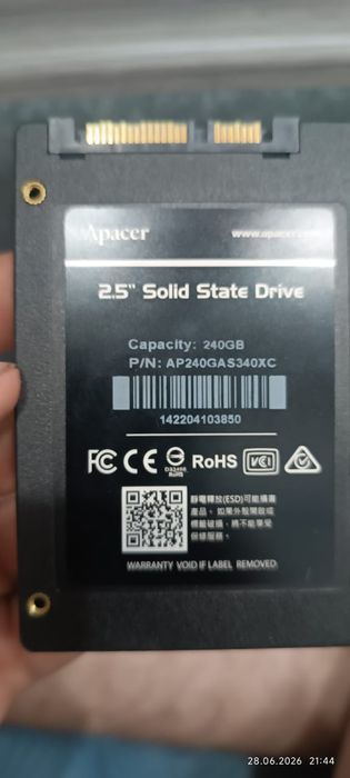 SSD Apacer AS340 240GB