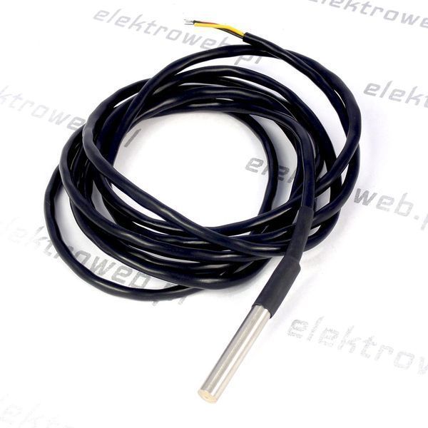 Датчик за температура DS18B20 с водоустойчив кабел 1м