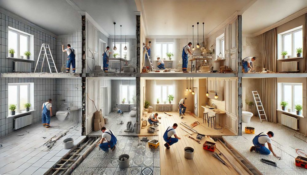 Ремонт квартир офисов домов, Remont kvartir, Строительные услуги АдоЯ