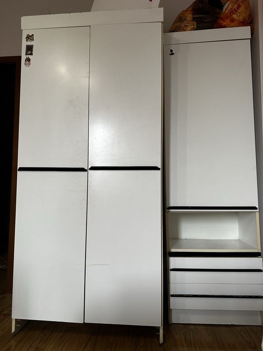 Шкафы, белые, б/у, отдам недорого