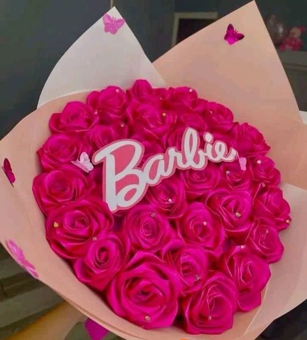Букет от вечни рози Барби