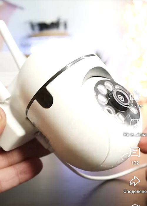 ПРОМОЦИЯ..!Wi-fi камера за видеонаблюдение през телефон+Подарък