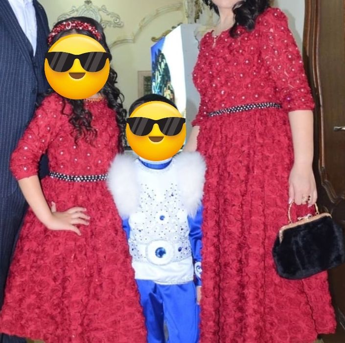 Срочно!!! Ана мен қыз той көйлегі