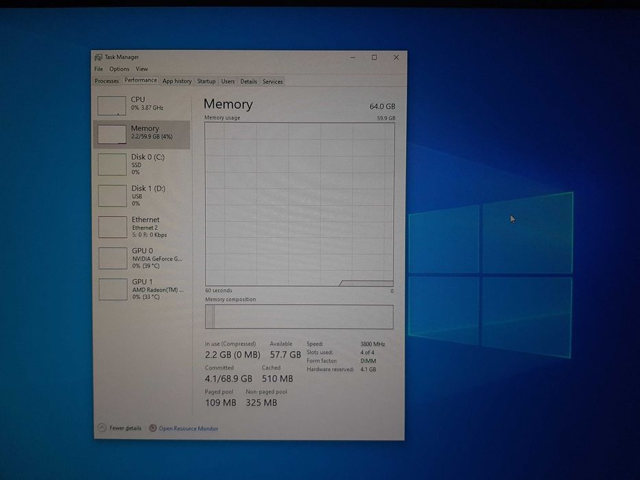 PC Gamimg AMD 64GB RAM 1650 OC