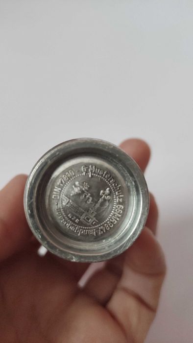 Комплект от 6 чашки/шотове от релефен калай