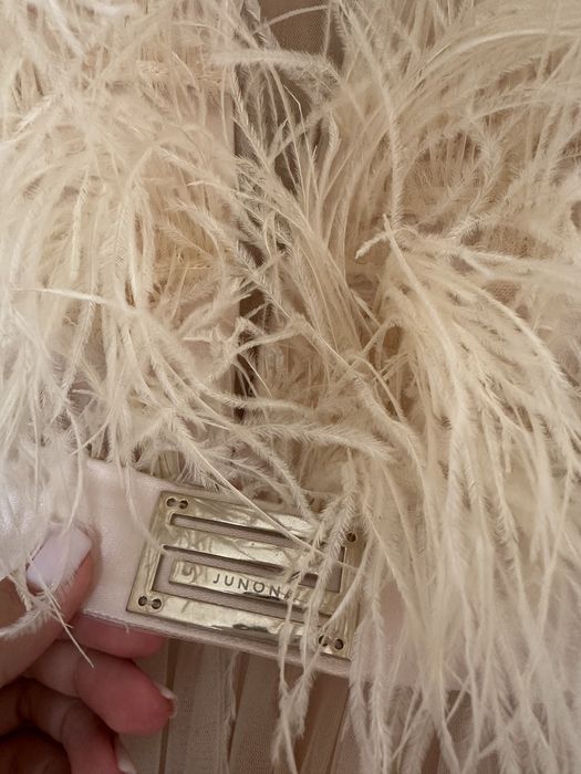 Дамска рокля с пера - JUNONA