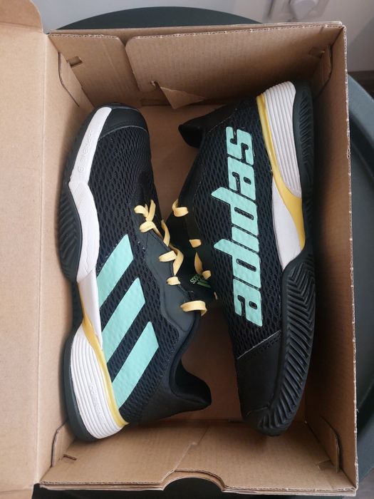 Маратонки ADIDAS Barricade K Clay HR1028 Черен