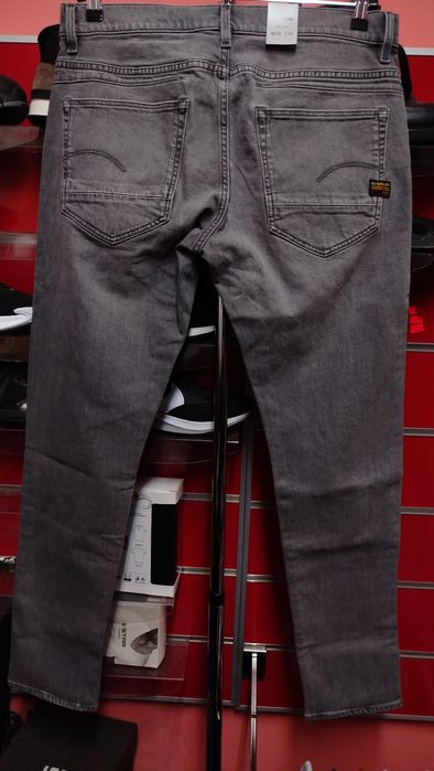 Оригинални дънки G-Star Raw D-Staq W34 , W36 Slim нови мъжки сиви