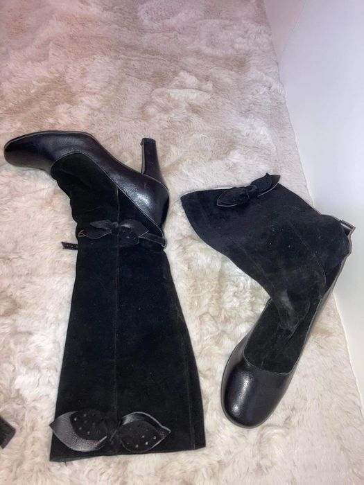 Sandale de piele cu platforma