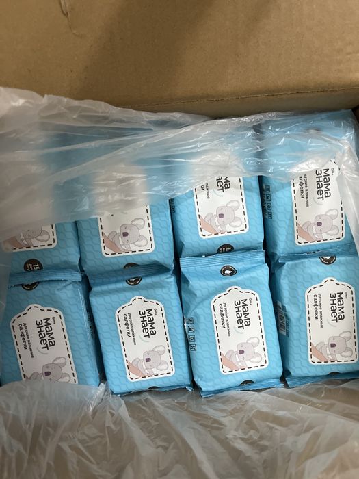 Продам салфетки мама знает