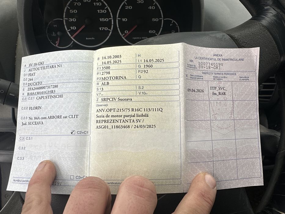 Fiat Ducato anul 2003