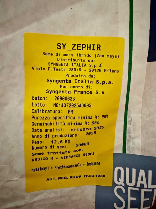 Porumb semanat Sygenta Zephir 1 sac, SIGILAT