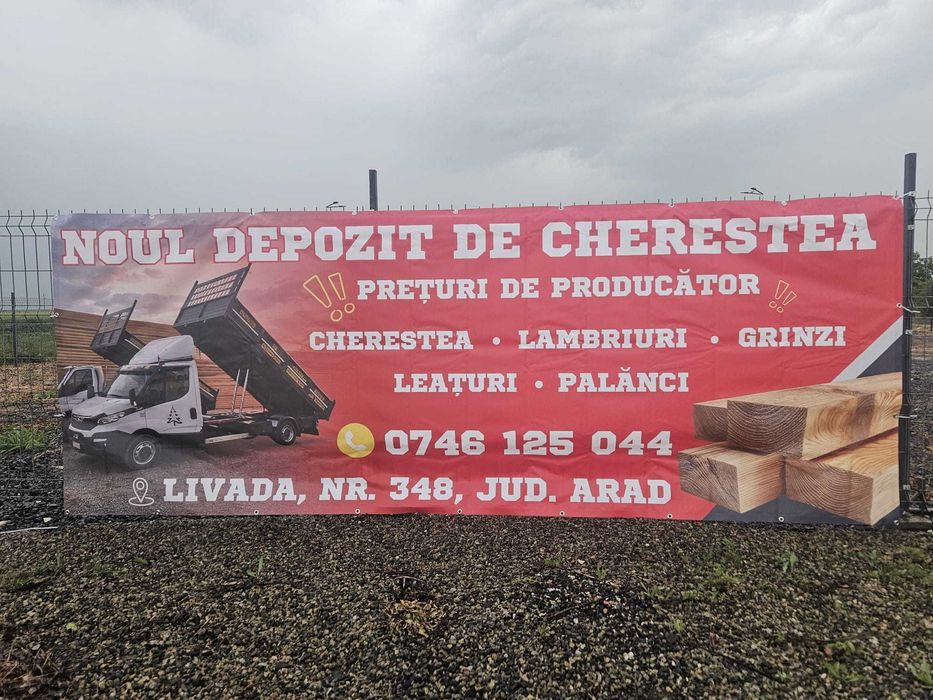 Cherestea, Lețuri, Grinzi. - Depozit Livada, Jud Arad