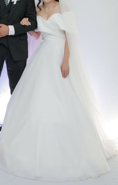 Нежное свадебное платье