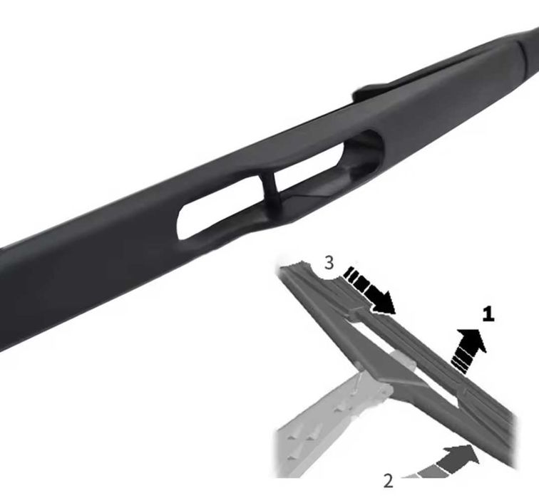 Комплект задна чистачка с рамо и капаче за  Renault Scenic Рено