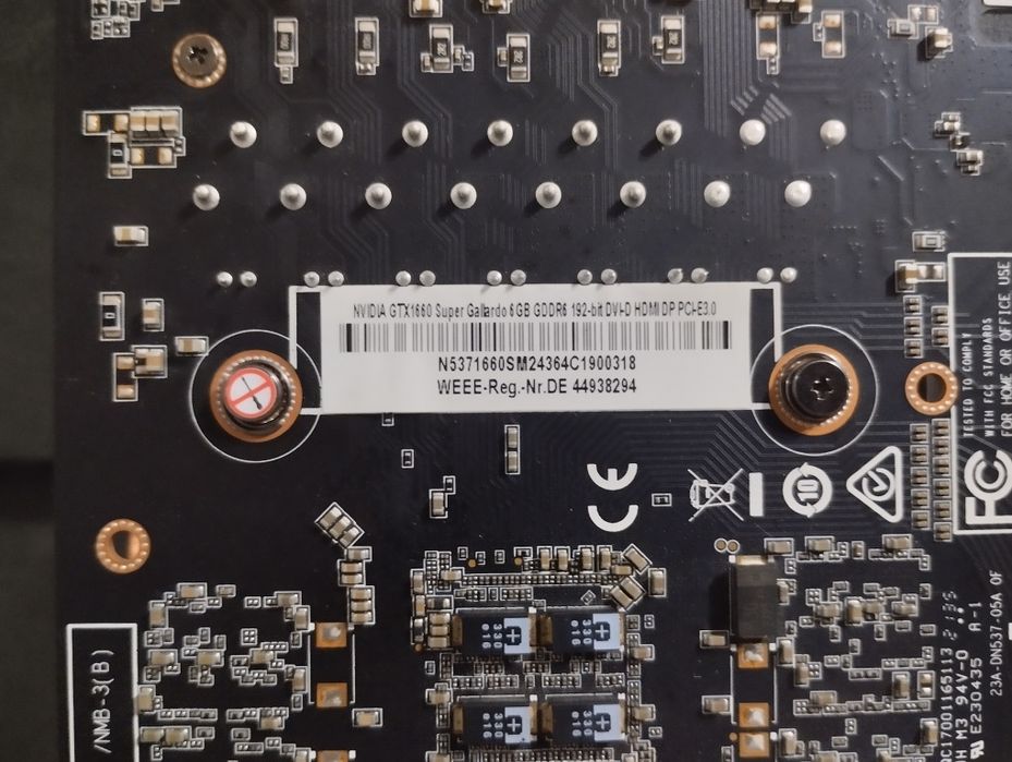 Видиокарта 1660 супер