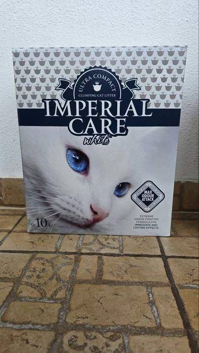 Nisip antimiros pisici Imperial Care White 10L